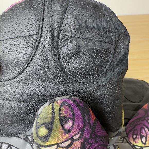 Celtek Bitten By Mitten Gloves Mens Small Colorful Graphic Snowboard Ski Leather - Picture 5 of 10